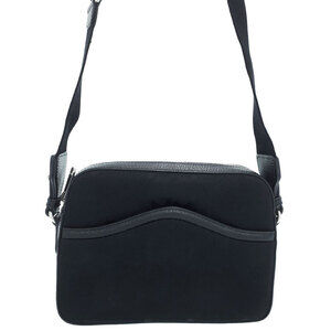 GUCCI Jumbo GG Messenger Crossbody Bag Black